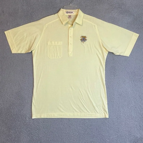 Vintage Steelers 60 Seasons Logo Polo Shirt Mens L Antigua NFL Football - Picture 1 of 6